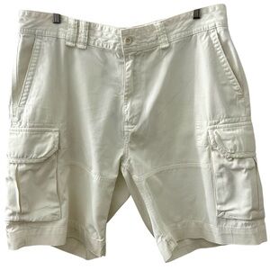 POLO RALPH LAUREN White Cargo Shorts Classic Fit Men’s Size 38
